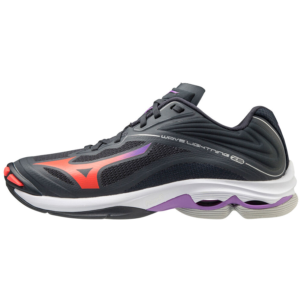 Damske Volejbalove Tenisky Mizuno Wave Lightning Z6 Námornícka Modrá/Koralove Vypredaj KIPV82956
